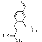 CAS 登录号：363186-13-4， 3-乙氧基-4-[(2-甲基-2-丙烯-1-基)氧基]苯甲醛