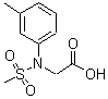 CAS 登录号：363571-47-5， N-(3-甲基苯基)-N-(甲基磺酰基)甘氨酸