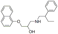 CAS#: 36391-22-7, 1-Naphthalen-1-Yloxy-3-(2-Phenylbutylamino)Propan-2-Ol