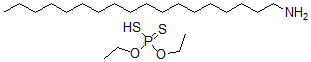 CAS#: 36392-81-1, Phosphorodithioic acid O,O-diethyl ester,compd. with 1-octadecanamine (1:1)