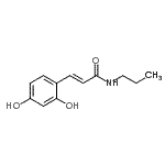 CAS#: 364326-44-3, (2E)-3-(2,4-Dihydroxyphenyl)-N-Propylacrylamide