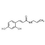 CAS#: 364326-60-3, (2E)-N-Allyl-3-(2,4-Dihydroxyphenyl)Acrylamide