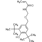 CAS#: 36528-46-8, N-({[4-Hydroxy-3,5-Bis(2-Methyl-2-Propanyl)Benzyl]Oxy}Methyl)Acrylamide