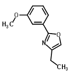 CAS 登录号：365427-22-1， 4-乙基-2-(3-甲氧基苯基)-1,3-恶唑