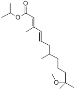 CAS#: 36557-27-4, Propan-2-Yl (2E,4E)-11-Methoxy-3,7,11-Trimethyldodeca-2,4-Dienoate