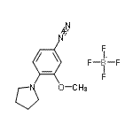 CAS#: 36576-70-2, 3-Methoxy-4-(1-Pyrrolidinyl)Benzenediazonium Tetrafluoroborate