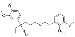 CAS 登录号：36622-29-4， (-)-3-(3,4-二甲氧基苯基)-6-[(5,6-二甲氧基苯乙基)甲基氨基]己烷-3-甲腈