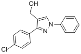 CAS 登录号：36640-39-8， [3-(4-氯苯基)-1-苯基吡唑-4-基]甲醇