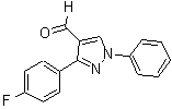 CAS#: 36640-40-1, 3-(4-Fluoro-Phenyl)-1-Phenyl-1H-Pyrazole-4-Carbaldehyde