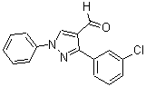 CAS#: 36640-43-4, 3-(3-Chloro-Phenyl)-1-Phenyl-1H-Pyrazole-4-Carbaldehyde