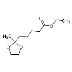 CAS 登录号：36651-17-9， 乙基5-(2-甲基-1,3-二氧戊环-2-基)戊酸酯
