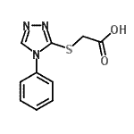 CAS#: 3682-28-8, [(4-Phenyl-4H-1,2,4-Triazol-3-Yl)Sulfanyl]Acetic Acid