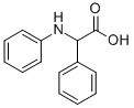 CAS 登录号：3684-12-6， 苯胺基(苯基)乙酸
