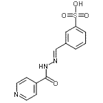 CAS#: 3691-81-4, 3-[(E)-(Isonicotinoylhydrazono)Methyl]Benzenesulfonic Acid