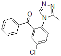 CAS#: 36916-19-5, 5-Chloro-2-(3-Methyl-4H-1,2,4-Triazol-4-Yl)Benzophenone