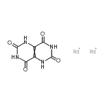 CAS#: 36926-29-1, 1,5-Dihydro-Pyrimido[5,4-d]Pyrimidine-2,4,6,8(3H,7H)-Tetrone Sodium Salt (1:2)