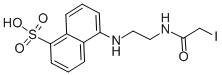 CAS#: 36930-63-9, 5-[2-(Iodoacetamido)ethylamino]naphthalene-1-sulfonic acid