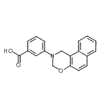 CAS#: 369394-54-7, 3-(1H-Naphtho[1,2-e][1,3]Oxazin-2(3H)-Yl)Benzoic Acid