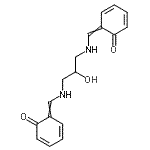 CAS#: 3694-33-5, 6,6'-[(2-Hydroxy-1,3-Propanediyl)Bis(Iminomethylylidene)]Bis(2,4-Cyclohexadien-1-One)
