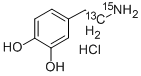 CAS#: 369656-74-6, 2-(3,4-Dihydroxyphenyl)Ethyl-1-13C-Amine-15N Hydrochloride