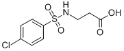 CAS#: 36974-65-9, 3-{[(4-Chlorophenyl)Sulfonyl]Amino}Propanoic Acid