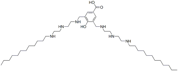 CAS#: 3700-60-5, 3,5-Bis[[2-[2-(Dodecylamino)Ethylamino]Ethylamino]Methyl]-4-Hydroxybenzoic Acid