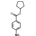 CAS 登录号：37005-75-7， 环戊基4-氨基苯甲酸酯
