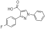 CAS#: 370098-34-3, 3-(4-Fluorophenyl)-1-Phenyl-1H-Pyrazole-4-Carboxylic Acid