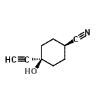 CAS#: 370147-92-5, cis-4-Ethynyl-4-Hydroxycyclohexanecarbonitrile