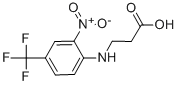 CAS 登录号：37040-43-0， 3-[2-硝基-4-(三氟甲基)苯胺基]丙酸