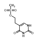 CAS#: 37107-76-9, 2-(2,4-Dioxo-1,2,3,4-Tetrahydro-5-Pyrimidinyl)Ethyl Methanesulfonate