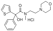 CAS#: 37109-12-9, 2-Hydroxy-N-Methyl-N-(2-Morpholin-4-Ylethyl)-2-Phenyl-2-Thiophen-2-Ylacetamide Hydrochloride