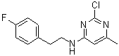 CAS 登录号：372183-70-5， 2-氯-N-[2-(4-氟苯基)乙基]-6-甲基-4-嘧啶胺