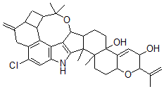 CAS 登录号：37318-84-6， 青霉震颤素C