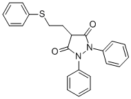 CAS#: 3736-92-3, 1,2-Diphenyl-4-(2-Phenylthioethyl)Pyrazolidine-3,5-Dione