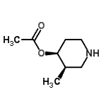 CAS#: 373603-82-8, (3R,4S)-3-Methyl-4-Piperidinyl Acetate