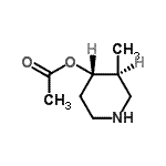 CAS 登录号：373604-40-1， [(3S,4S)-3-甲基-4-哌啶基]乙酸酯