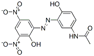 CAS#: 3738-04-3, N-[3-[2-(2-Hydroxy-3,5-Dinitrophenyl)Hydrazinyl]-4-Oxo-1-Cyclohexa-2,5-Dienylidene]Acetamide