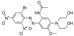 CAS#: 37395-76-9, N-[5-[Bis(2-Hydroxyethyl)Amino]-2-[(2-Bromo-4,6-Dinitrophenyl)Azo]-4-Methoxyphenyl]-Acetamide