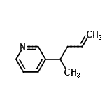 CAS 登录号：374117-66-5， 3-(4-戊烯-2-基)吡啶