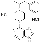 CAS#: 37424-74-1, 2-[4-(1-Phenylpropan-2-Yl)Piperazin-1-Yl]-7H-Purine Dihydrochloride
