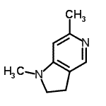CAS#: 374589-89-6, 1,6-Dimethyl-2,3-Dihydro-1H-Pyrrolo[3,2-c]Pyridine