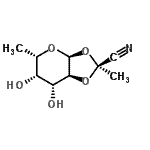 CAS#: 374751-45-8, 1,2-O-[(1S)-1-Cyanoethylidene]-6-Deoxy-alpha-L-Galactopyranose