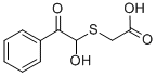 CAS 登录号：37510-29-5， (1-羟基-2-氧代-2-苯基乙基)硫代]乙酸
