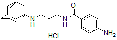 CAS#: 37533-60-1, N-[3-(1-Adamantylamino)Propyl]-4-Aminobenzamide Hydrochloride