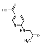CAS 登录号：375357-45-2， 6-[(2-氧代丙基)氨基]烟酸
