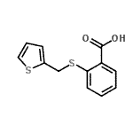 CAS#: 3759-75-9, 2-[(2-Thienylmethyl)Sulfanyl]Benzoic Acid