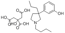 CAS#: 37627-57-9, 3-(1-Butyl-3-propyl-3-pyrrolidinyl)phenol citrate