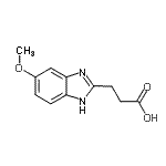 CAS#: 37640-73-6, 3-(5-Methoxy-1H-Benzimidazol-2-Yl)Propanoic Acid