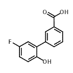 CAS#: 376592-45-9, 3-(5-Fluoro-2-Hydroxy-Phenyl)Benzoic Acid